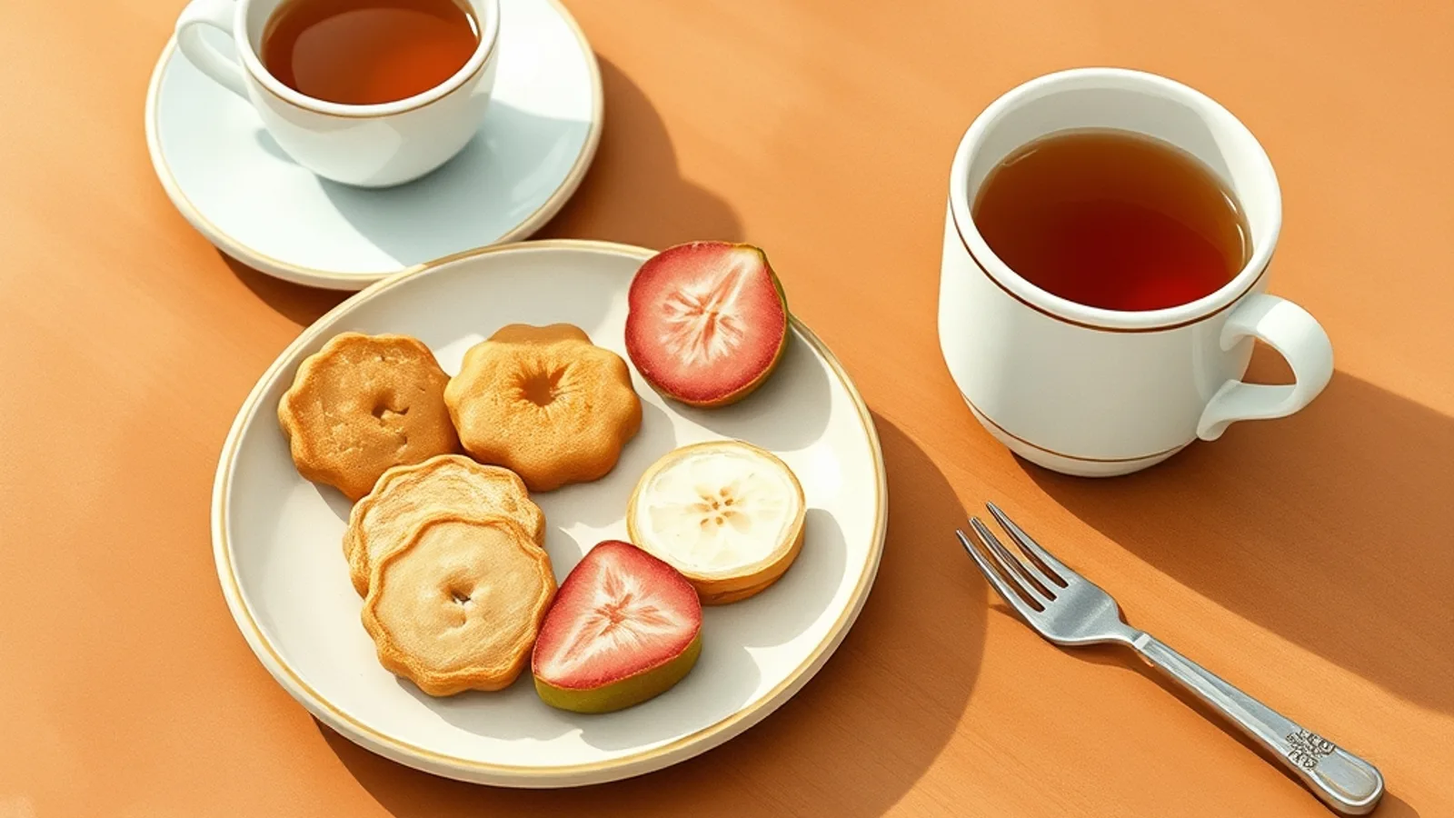 2〜3歳のおやつ｜米粉のホットケーキでもちもち