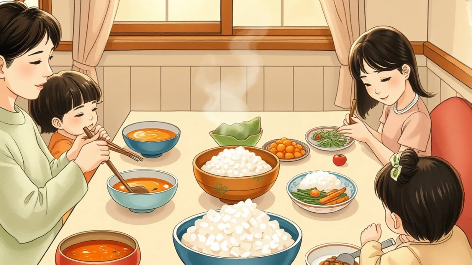 2〜3歳の夕食｜海鮮丼ミニ（マグロ＋アボカド）
