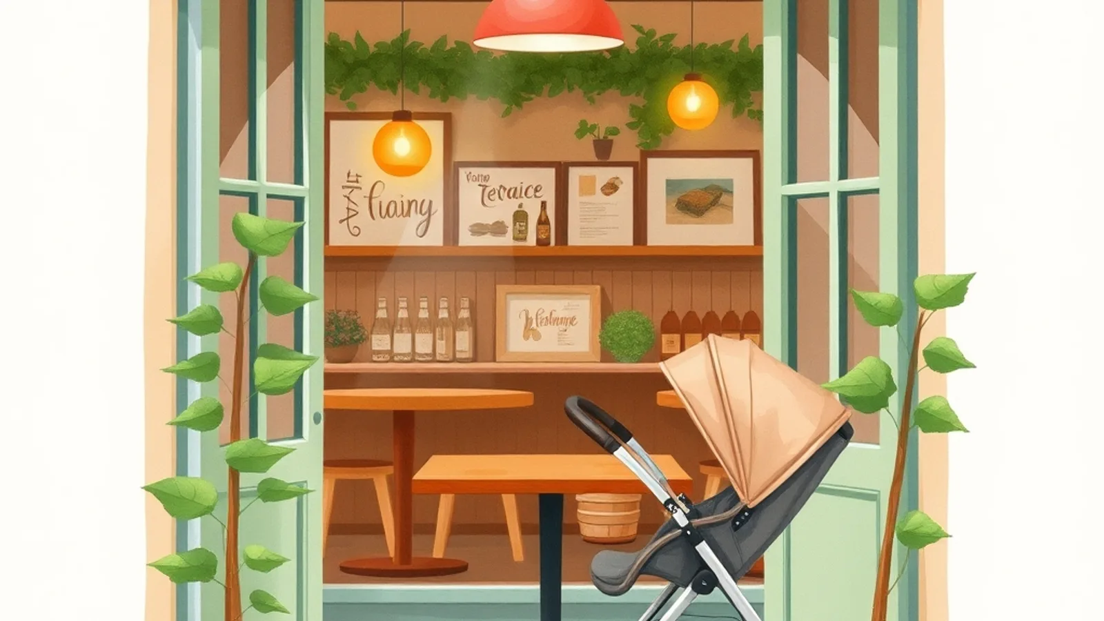 おうちカフェごっこ