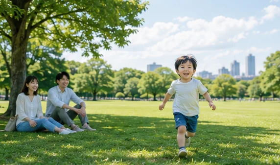 日暮里南公園 じゃぶじゃぶ池